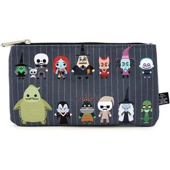Loungefly Handbags - Disney Loungefly Cosmetic Pouch The Nightmare Before Christmas Zip Up